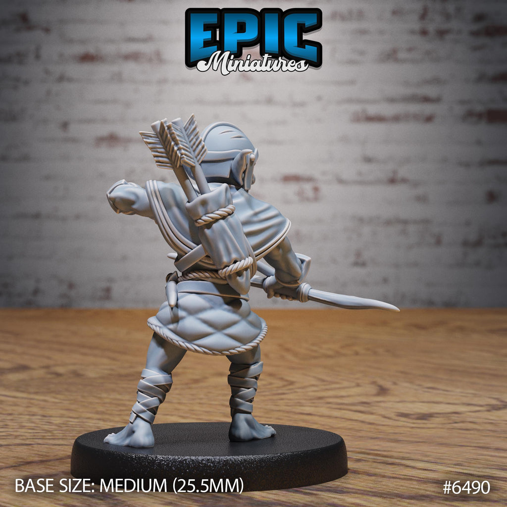 Goblins Tribe Option #6490 back DND miniature Goblin Camp 16k resin
