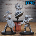Goblins Tribe Set of 3 DND miniatures group photo Goblin Camp