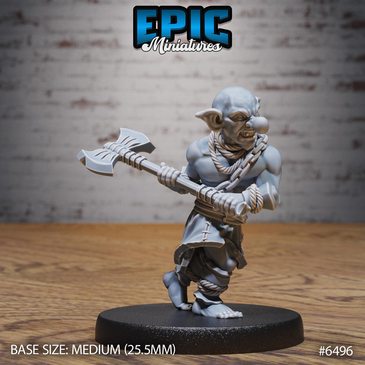 Goblins Tribe Option #6496 front DND miniature Goblin Camp 16k resin