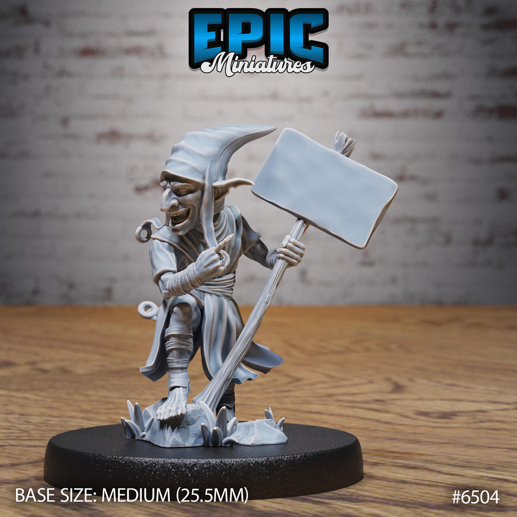Redcap Goblin Option #6504 front DND miniature Goblin Camp 16k resin