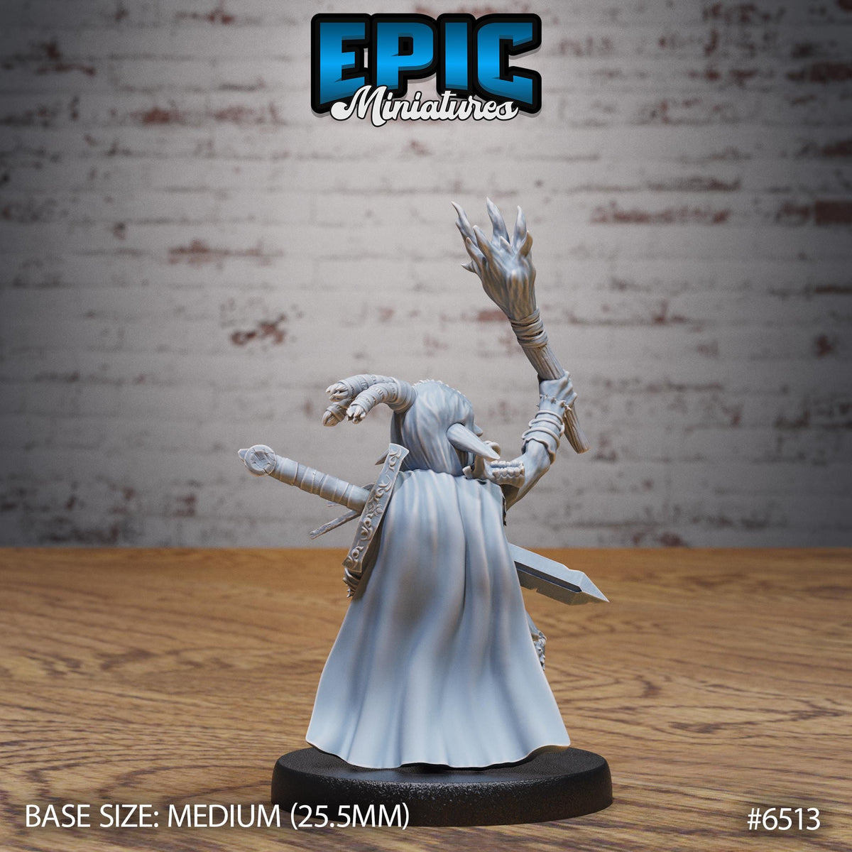 Goblin Troll Hunter Option #6513 back DND miniature Goblin Camp 16k resin