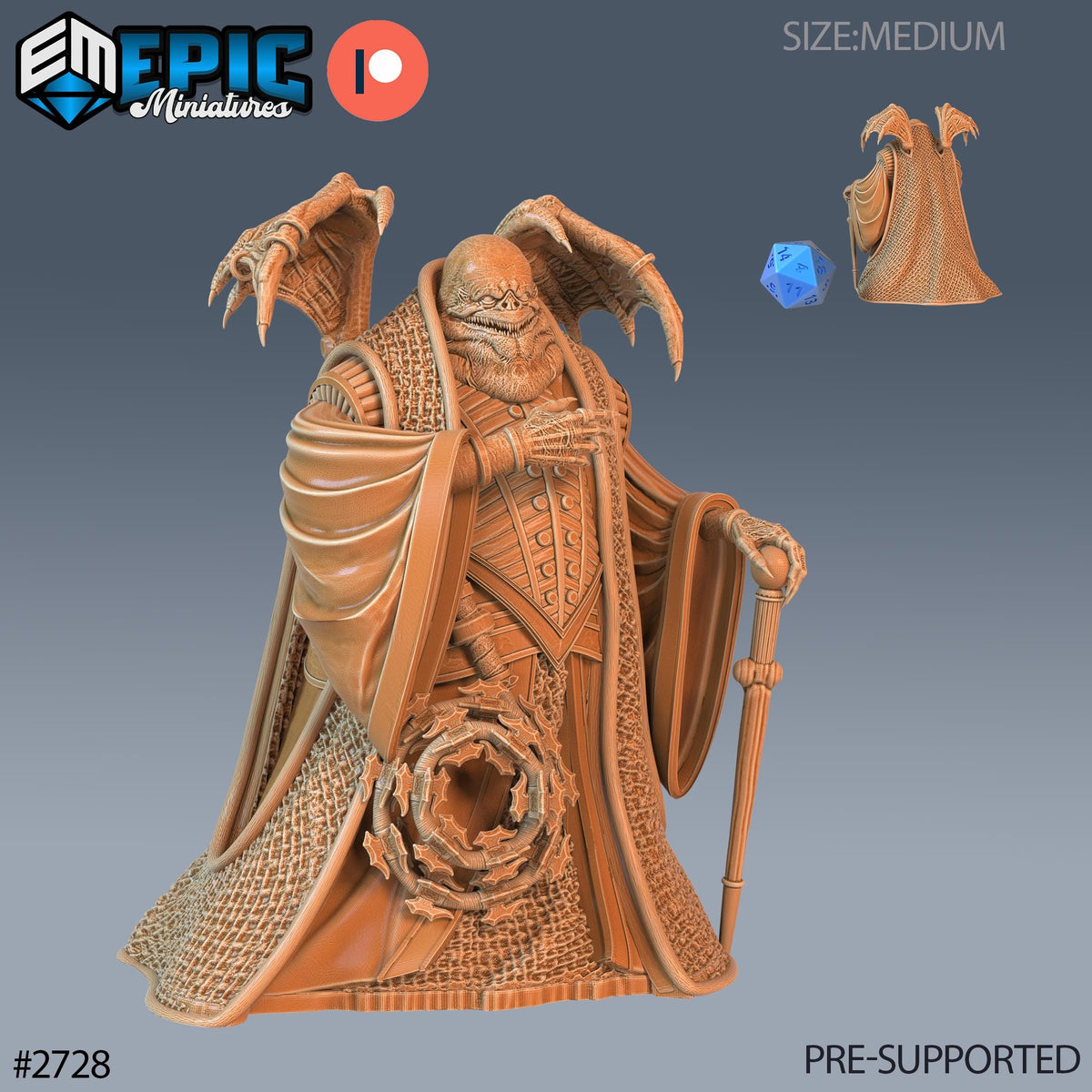 Amnizu Option #2728 front DND miniature Demonic Foulness 16k resin