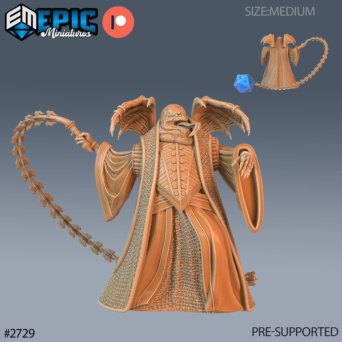 Amnizu Option #2729 front DND miniature Demonic Foulness 16k resin