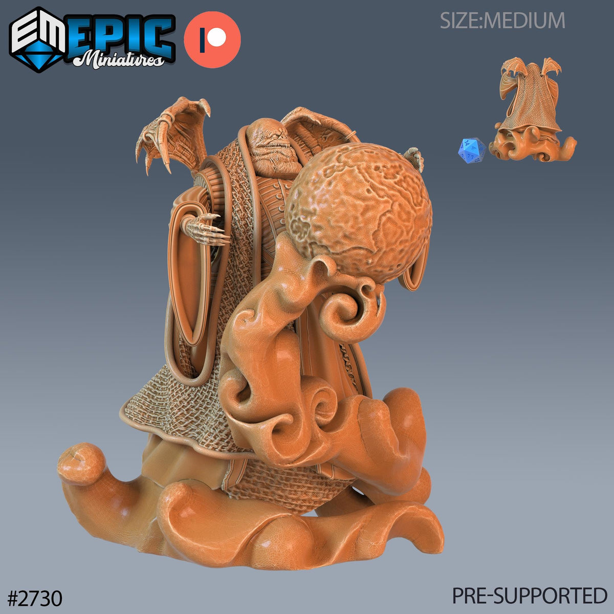 Amnizu Option #2730 front DND miniature Demonic Foulness 16k resin