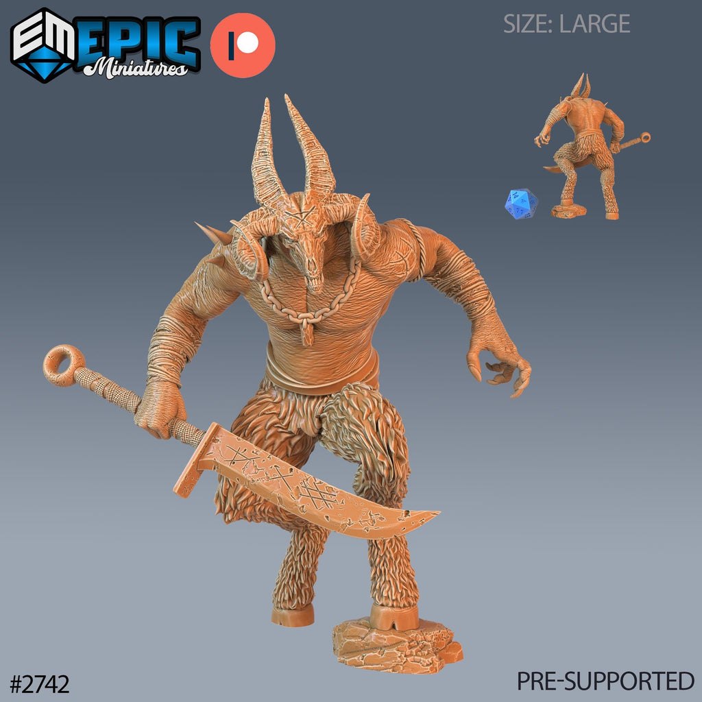 Goristro Option #2742 front DND miniature Demonic Foulness 16k resin