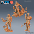 Tiefling Adventurer Set of 3 DND miniatures group photo Demonic Foulness