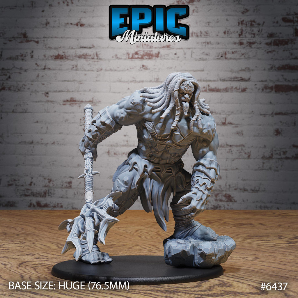 Primal Giant Option #6437 front DND miniature Dragons Reborn 16k resin