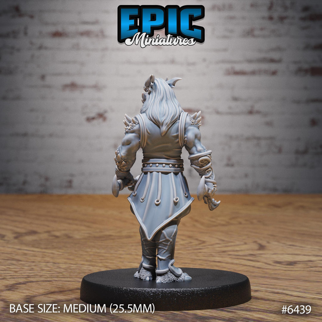 Dragonborn Rogue Option #6439 back DND miniature Dragons Reborn 16k resin