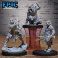 Dragonborn Rogue Set of 3 DND miniatures group photo Dragons Reborn