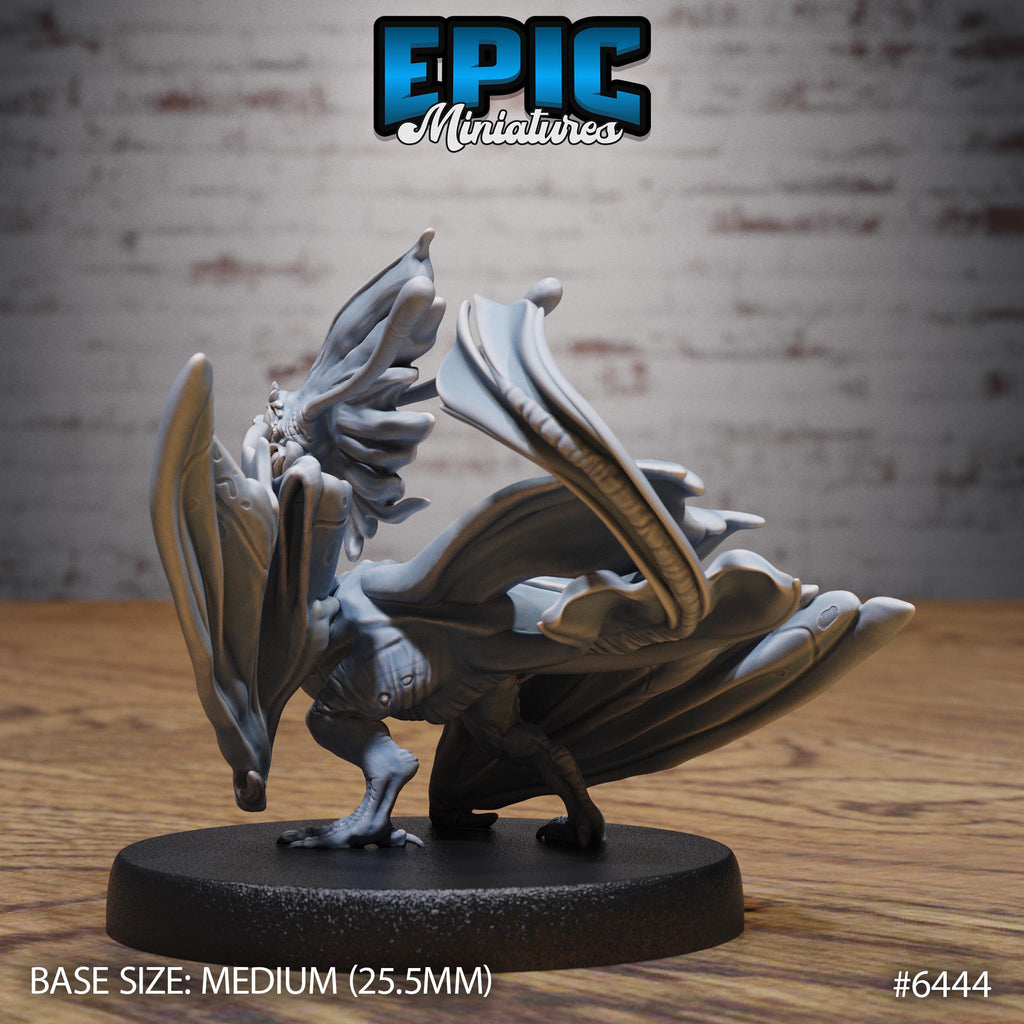 Fairy Wyvern Option #6444 back DND miniature Dragons Reborn 16k resin