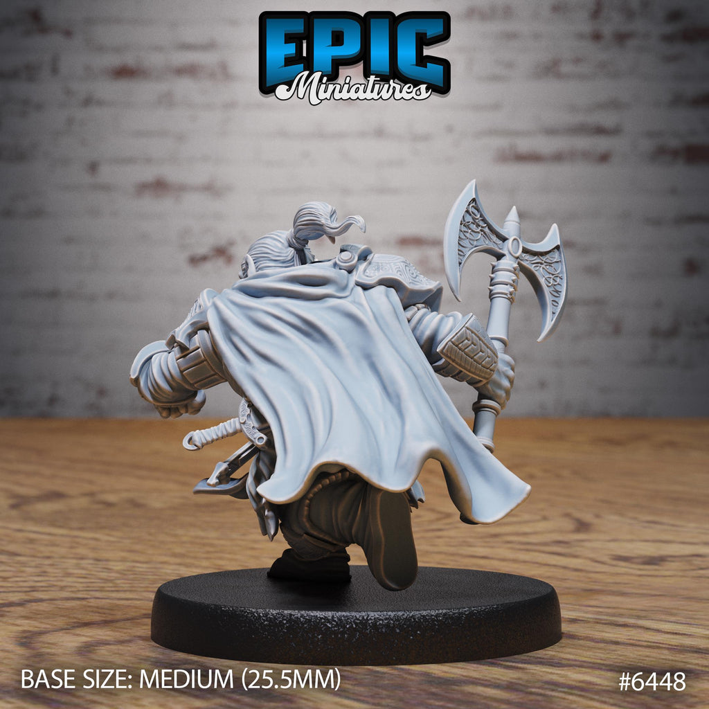 Dwarf Tribe Option #6448 back DND miniature Dragons Reborn 16k resin