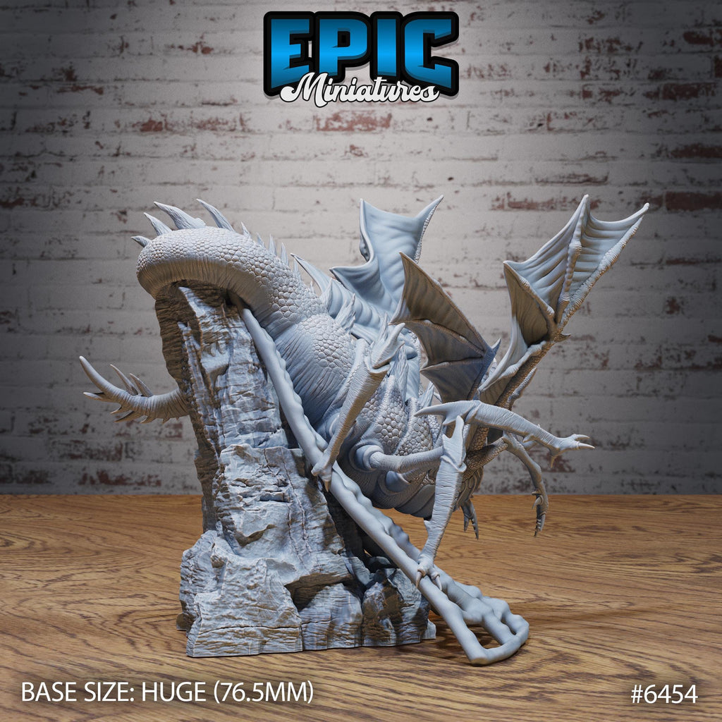 Spider Dragon of 3 Option #6454 back DND miniature Dragons Reborn 16k resin