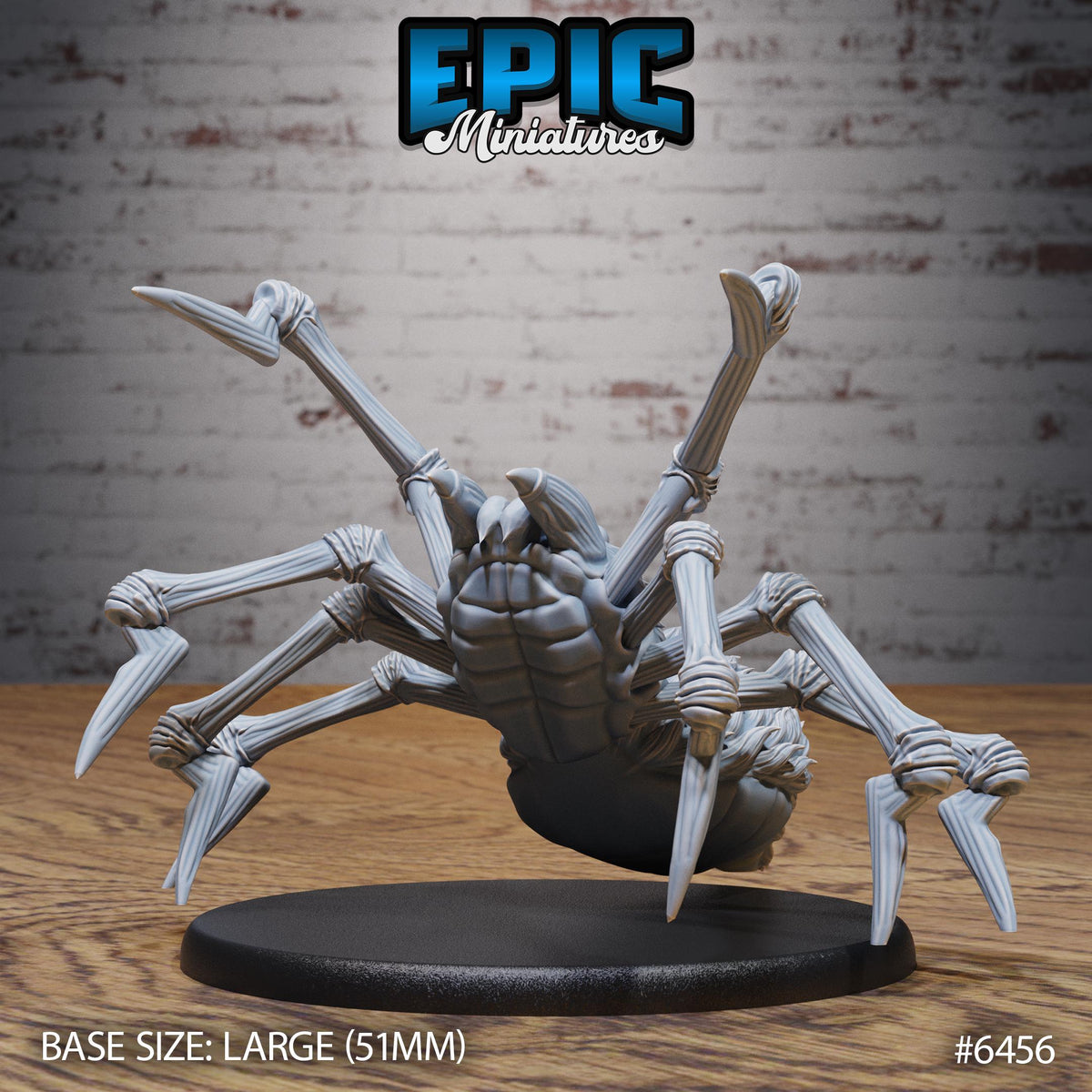 Dire Spider Option #6456 front DND miniature Dragons Reborn 16k resin