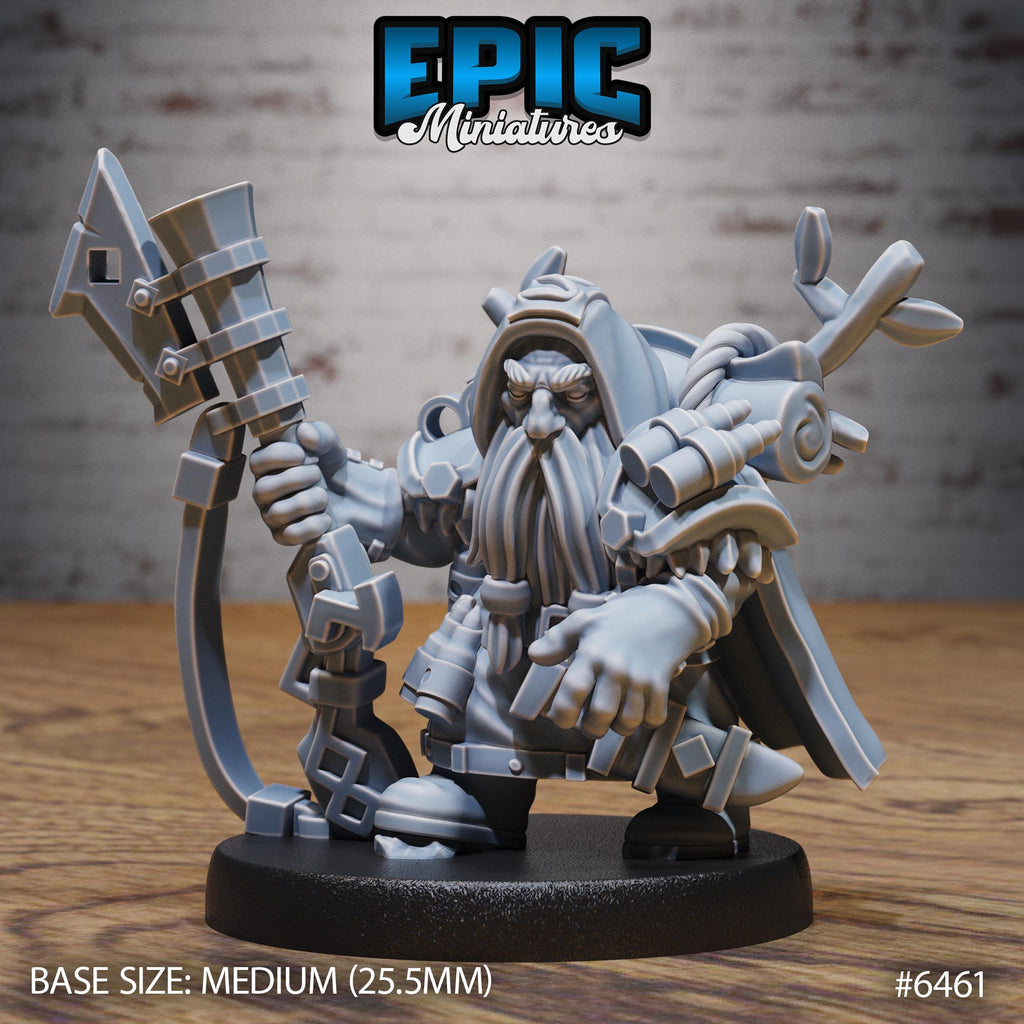 Dwarf Dragon Gunner Option #6461 front DND miniature Dragons Reborn 16k resin