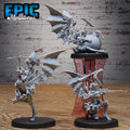 Aviator Girl Set of 3 DND miniatures group photo Construct Laboratory
