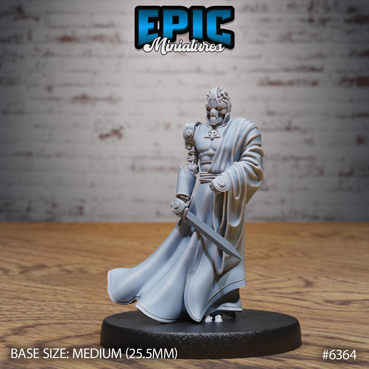 Inevitable Kolyarut Option #6364 front DND miniature Construct Laboratory 16k resin