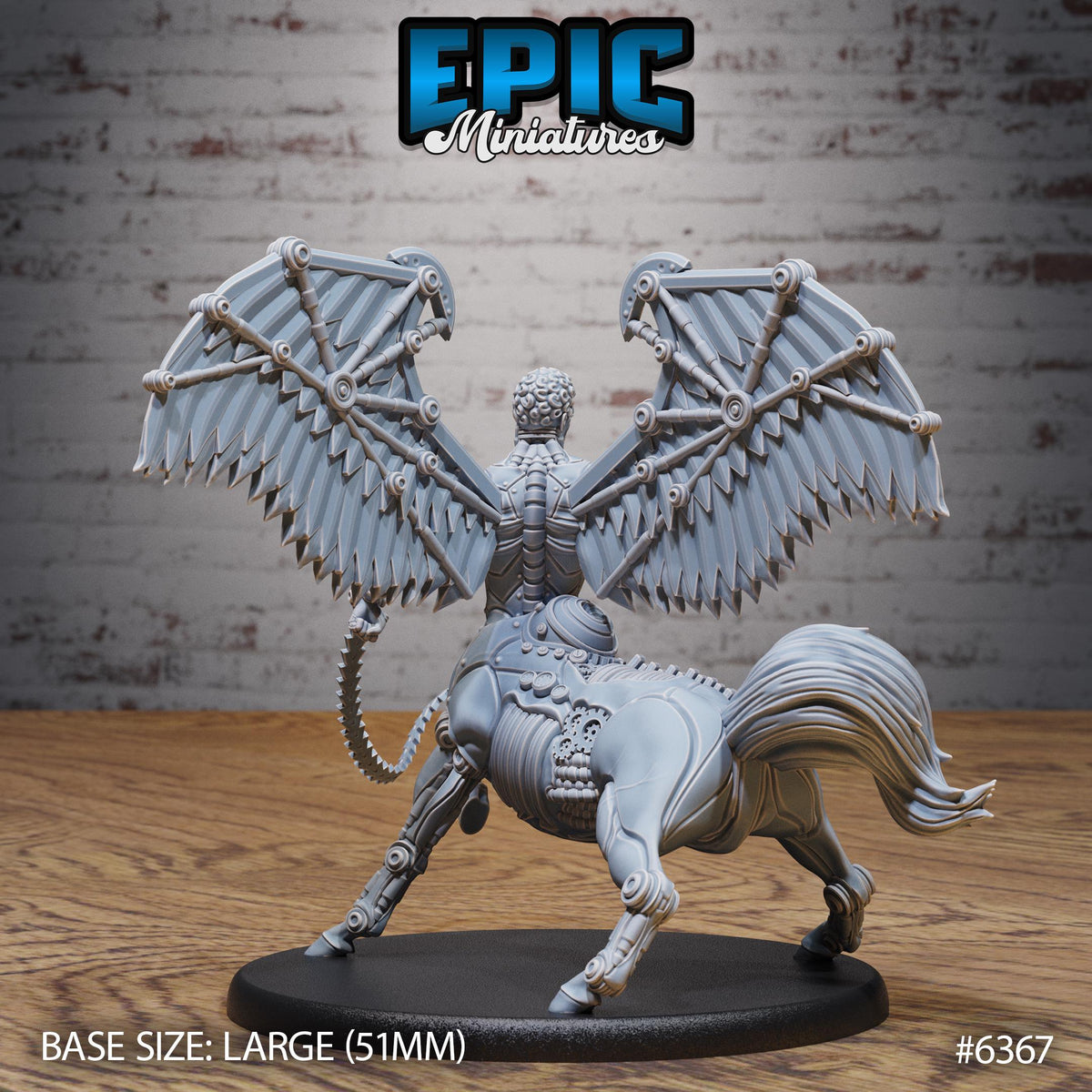 Inevitable Zelekhut Option #6367 back DND miniature Construct Laboratory 16k resin