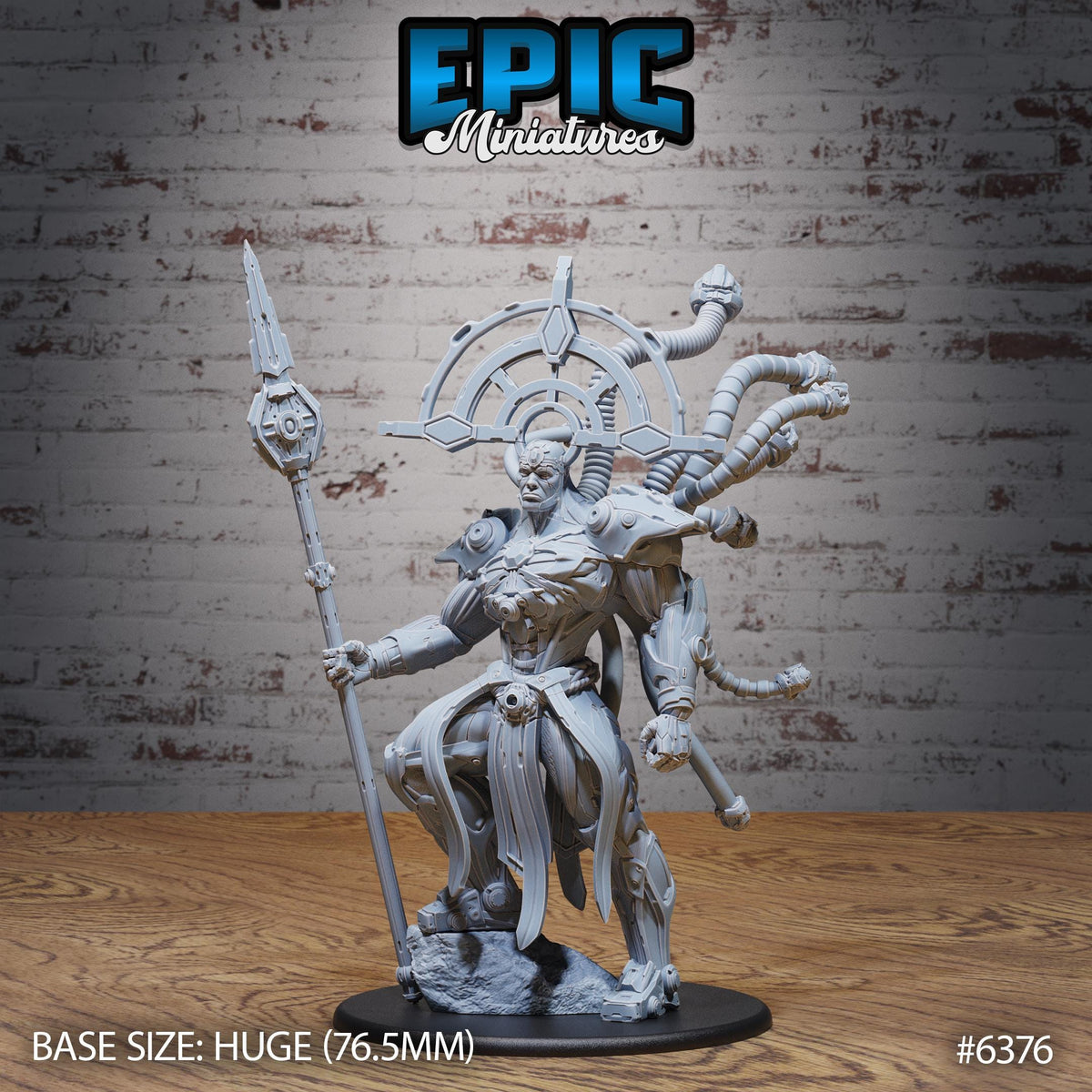 Primus War Avatar Primus War Avatar front DND miniature Construct Laboratory 16k resin