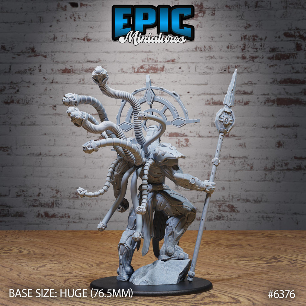 Primus War Avatar Primus War Avatar back DND miniature Construct Laboratory 16k resin