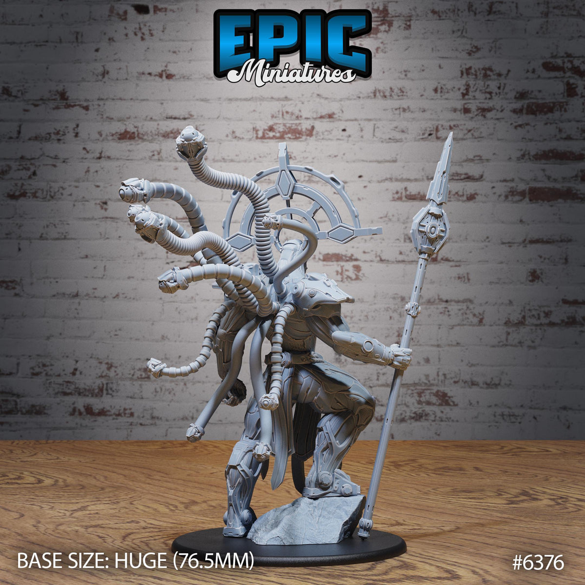 Primus War Avatar Primus War Avatar back DND miniature Construct Laboratory 16k resin