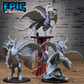 Fairy Pegasus Set of 3 DND miniatures group photo Forest Folk