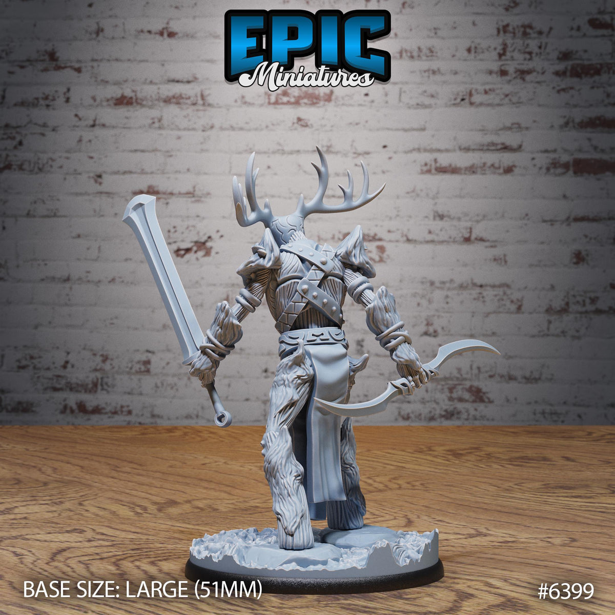 Tree Guard Option #6399 back DND miniature Forest Folk 16k resin