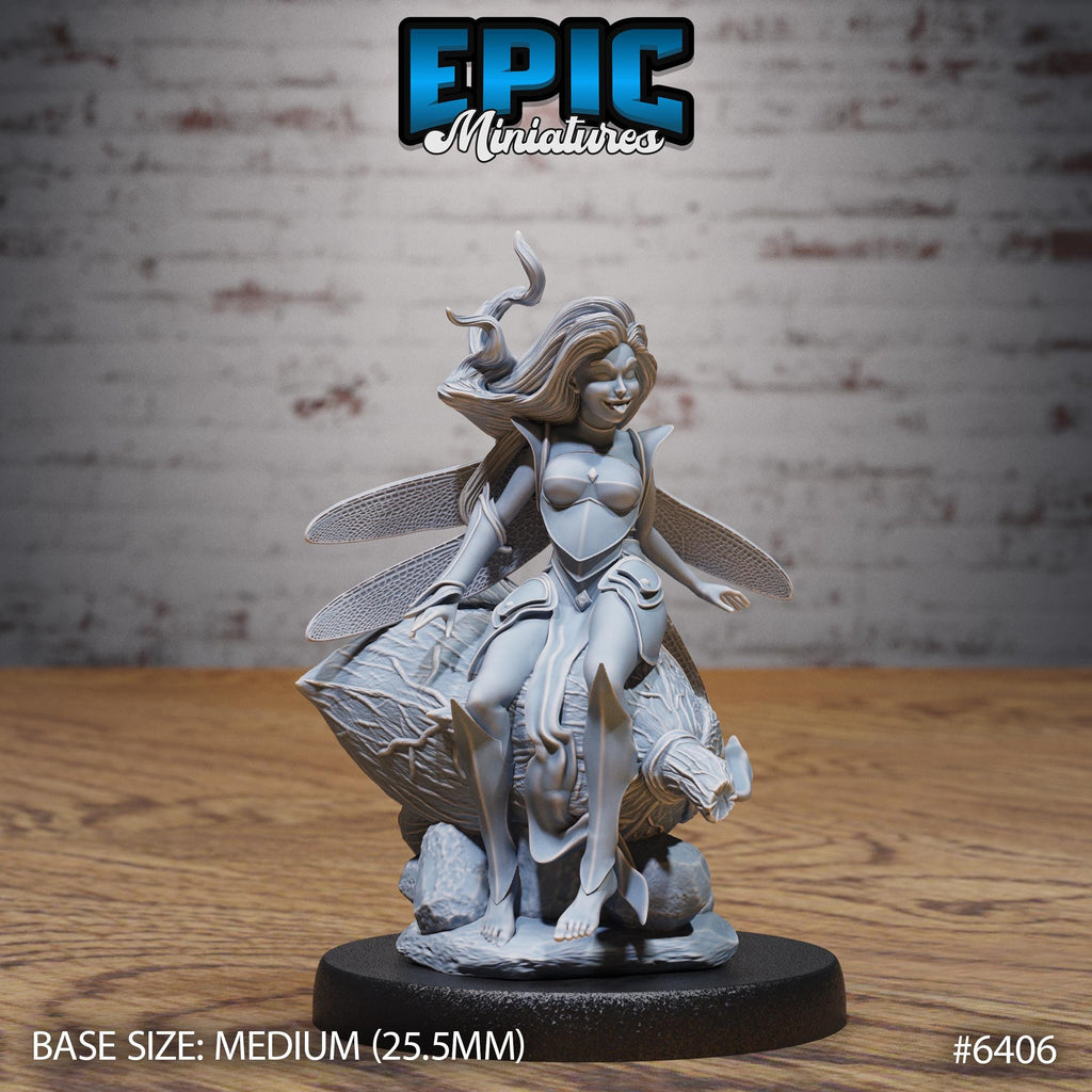 Trickster Fey Option #6406 front DND miniature Forest Folk 16k resin