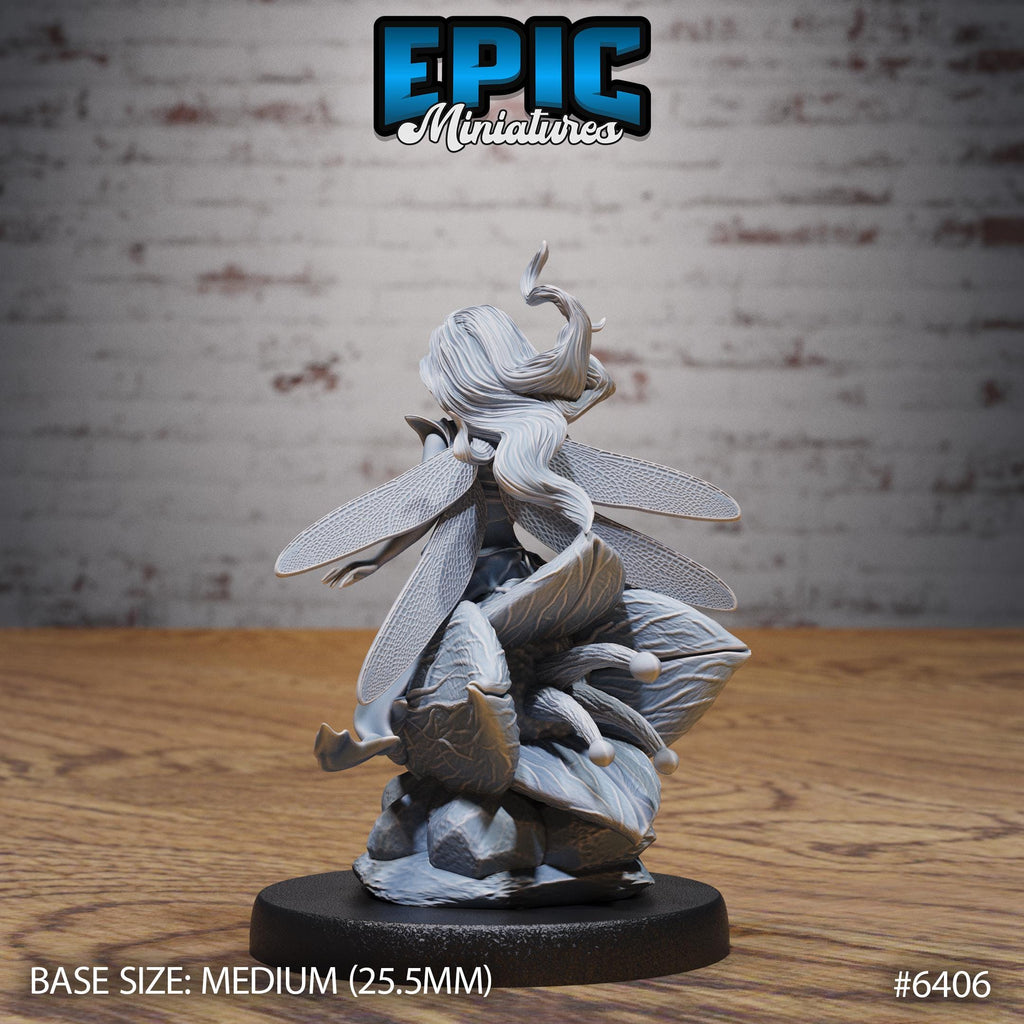 Trickster Fey Option #6406 back DND miniature Forest Folk 16k resin