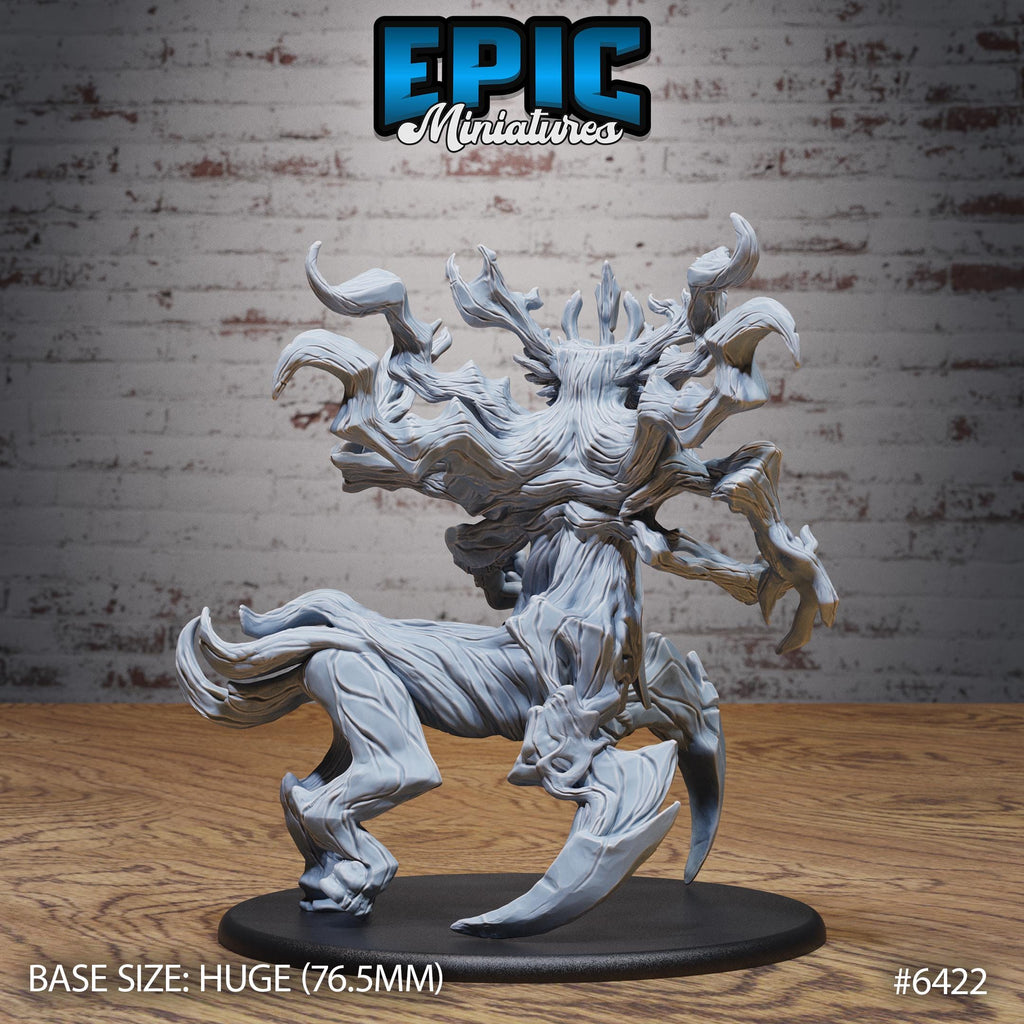 Treant World Protector Option #6422 back DND miniature Forest Folk 16k resin