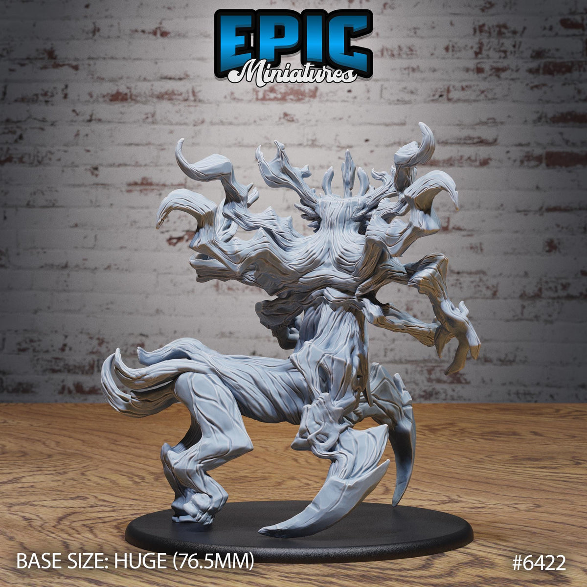 Treant World Protector Option #6422 back DND miniature Forest Folk 16k resin