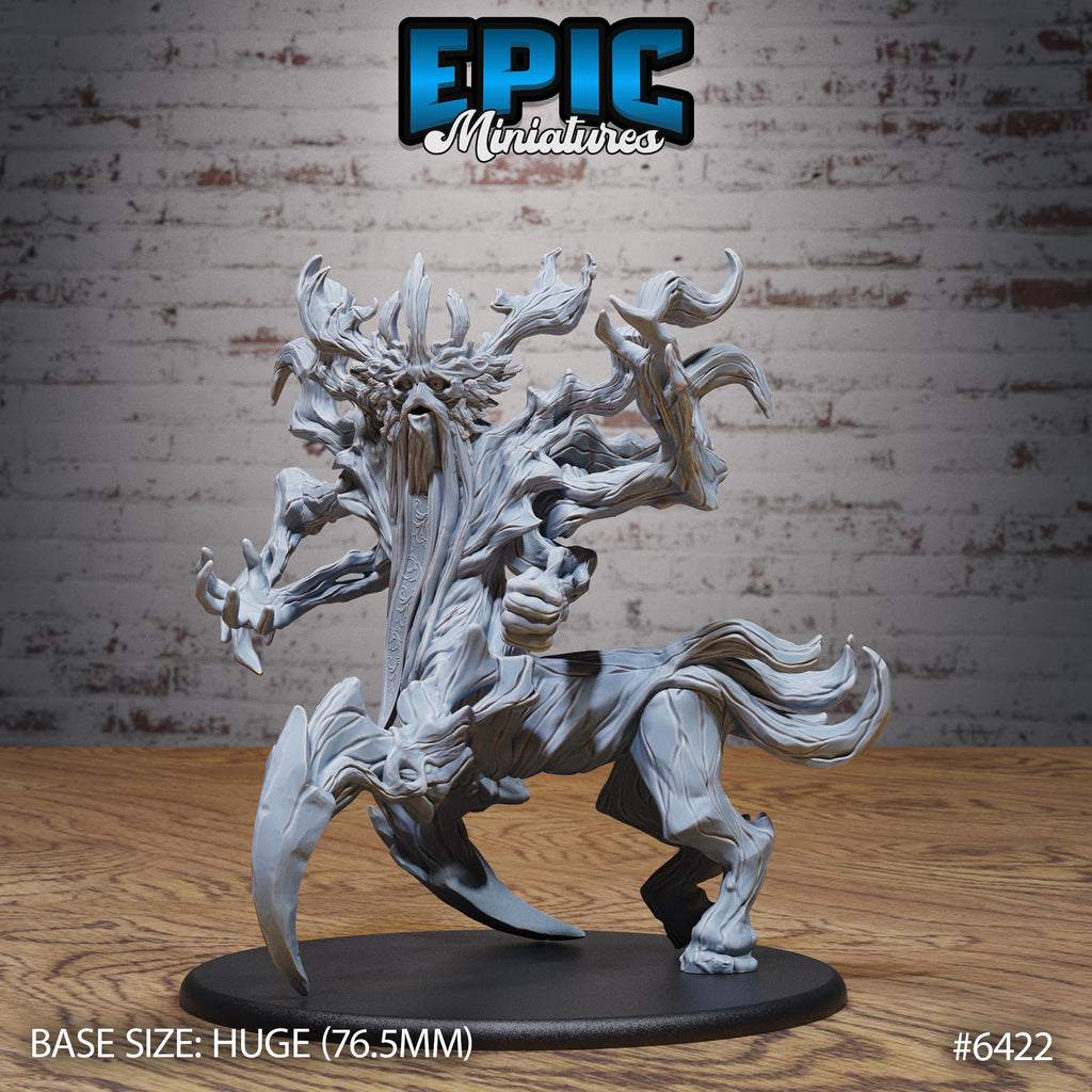 Treant World Protector Option #6422 front DND miniature Forest Folk 16k resin
