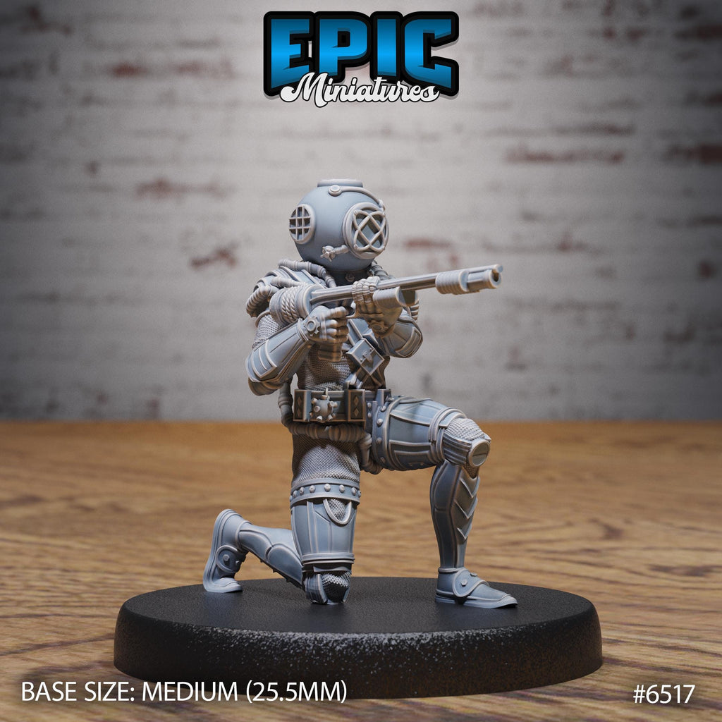 Treasure Driver Option #6517 front DND miniature Deep Dive 16k resin