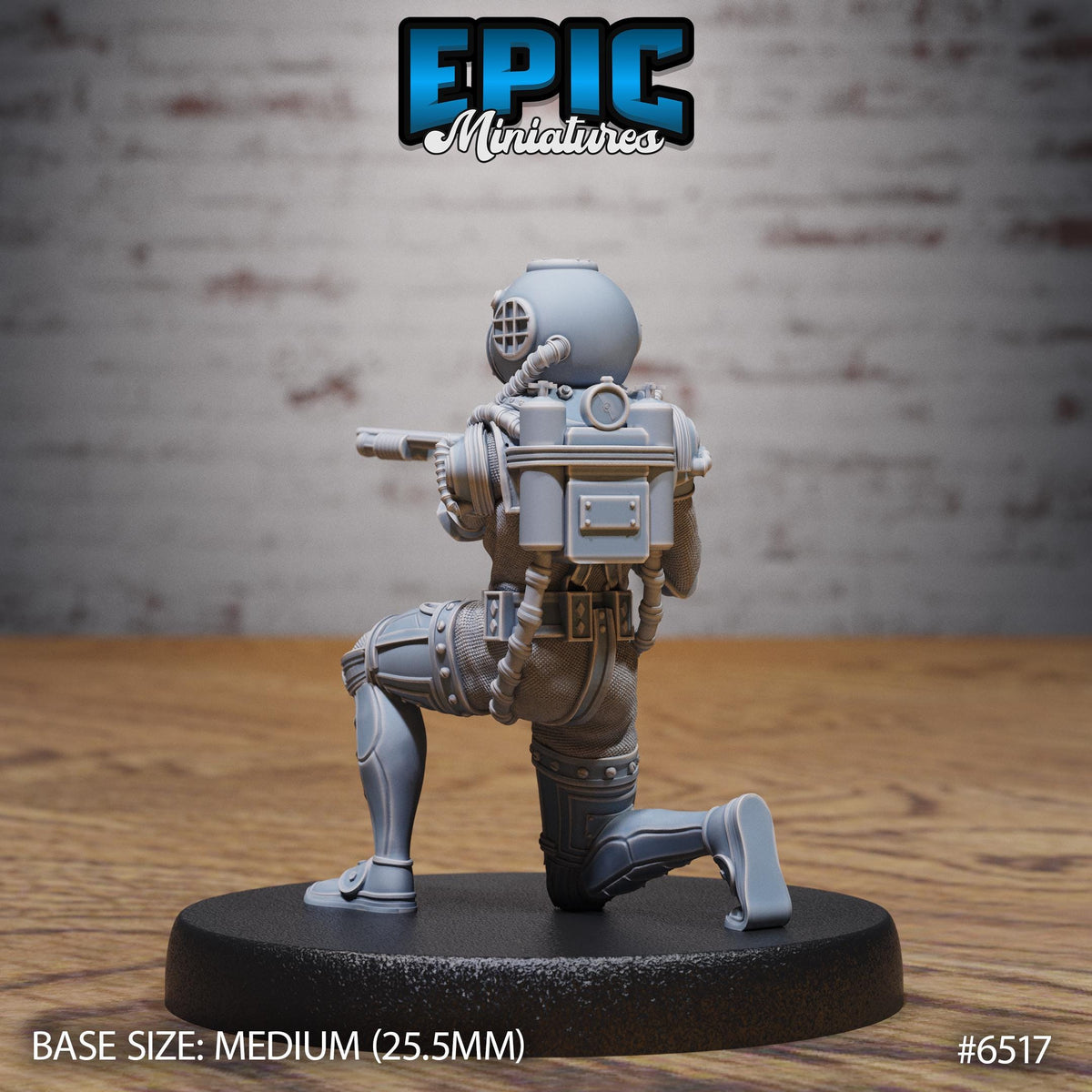 Treasure Driver Option #6517 back DND miniature Deep Dive 16k resin