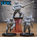 Deep Sea Diver Set of 3 DND miniatures group photo Deep Dive