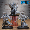 Pirate Crew Set of 3 DND miniatures group photo Deep Dive