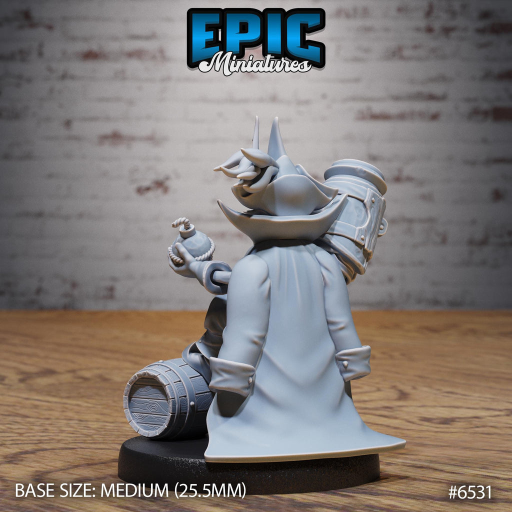 Pirate Crew Option #6531 back DND miniature Deep Dive 16k resin