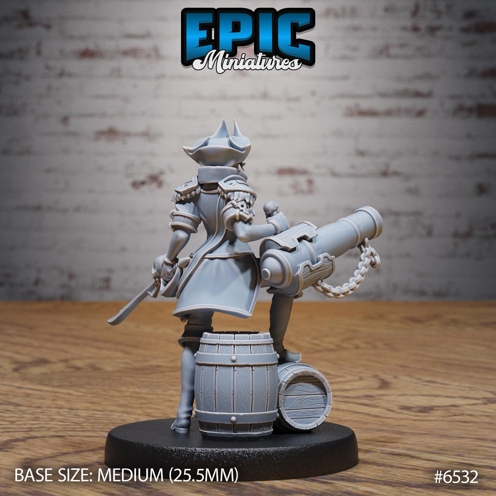Pirate Crew Option #6532 back DND miniature Deep Dive 16k resin