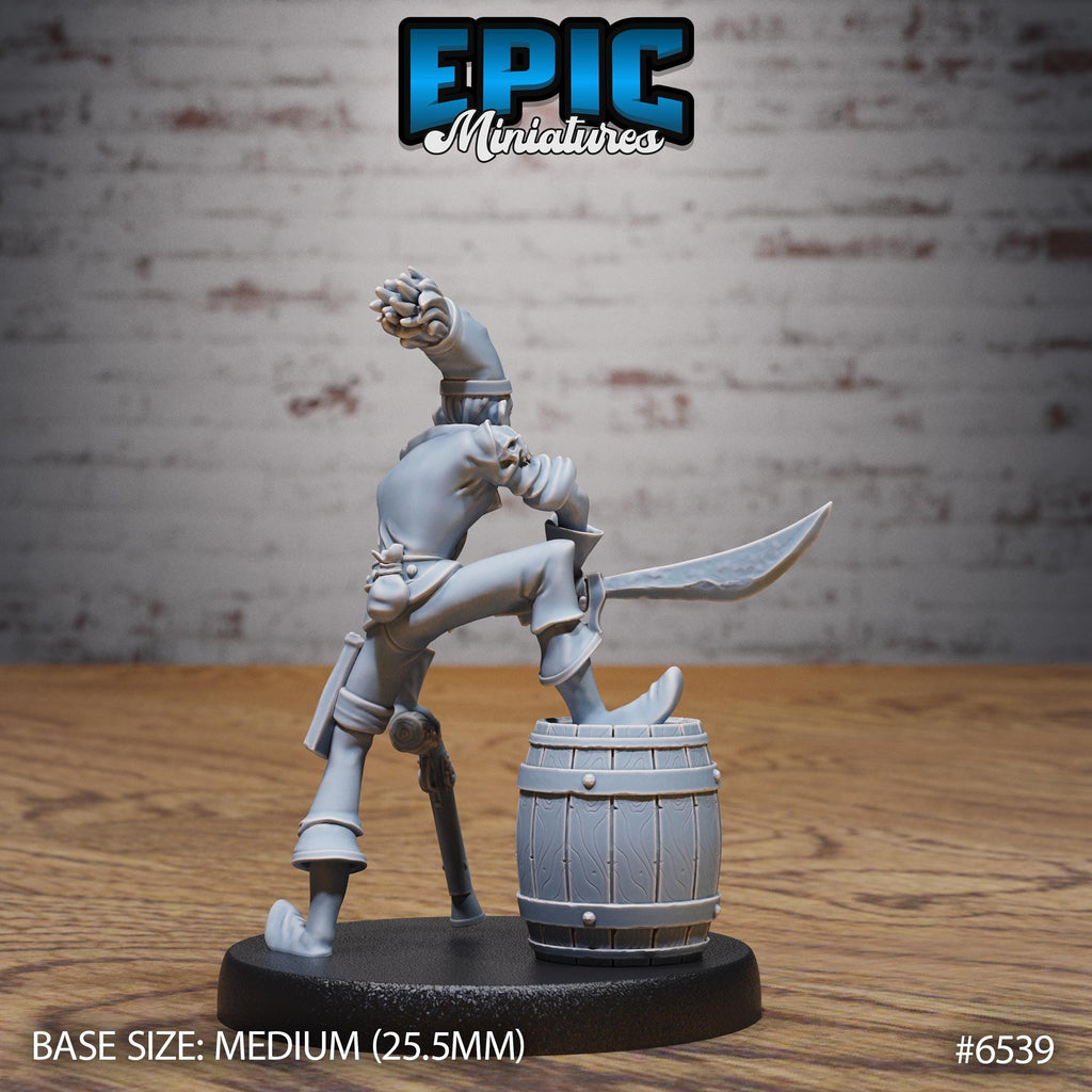 Pirate Crew Option #6539 back DND miniature Deep Dive 16k resin