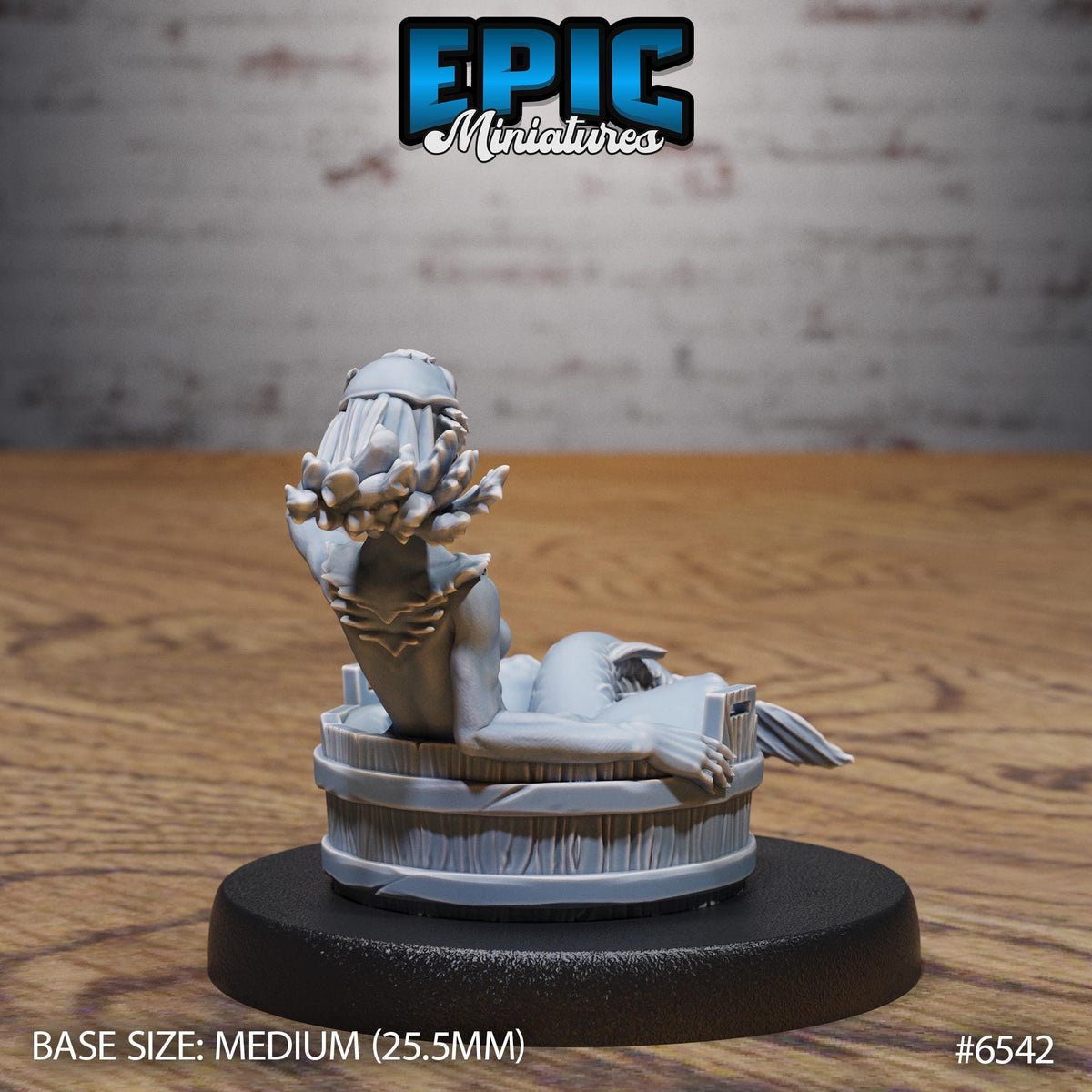 Deep Siren of 3 Option #6542 back DND miniature Deep Dive 16k resin