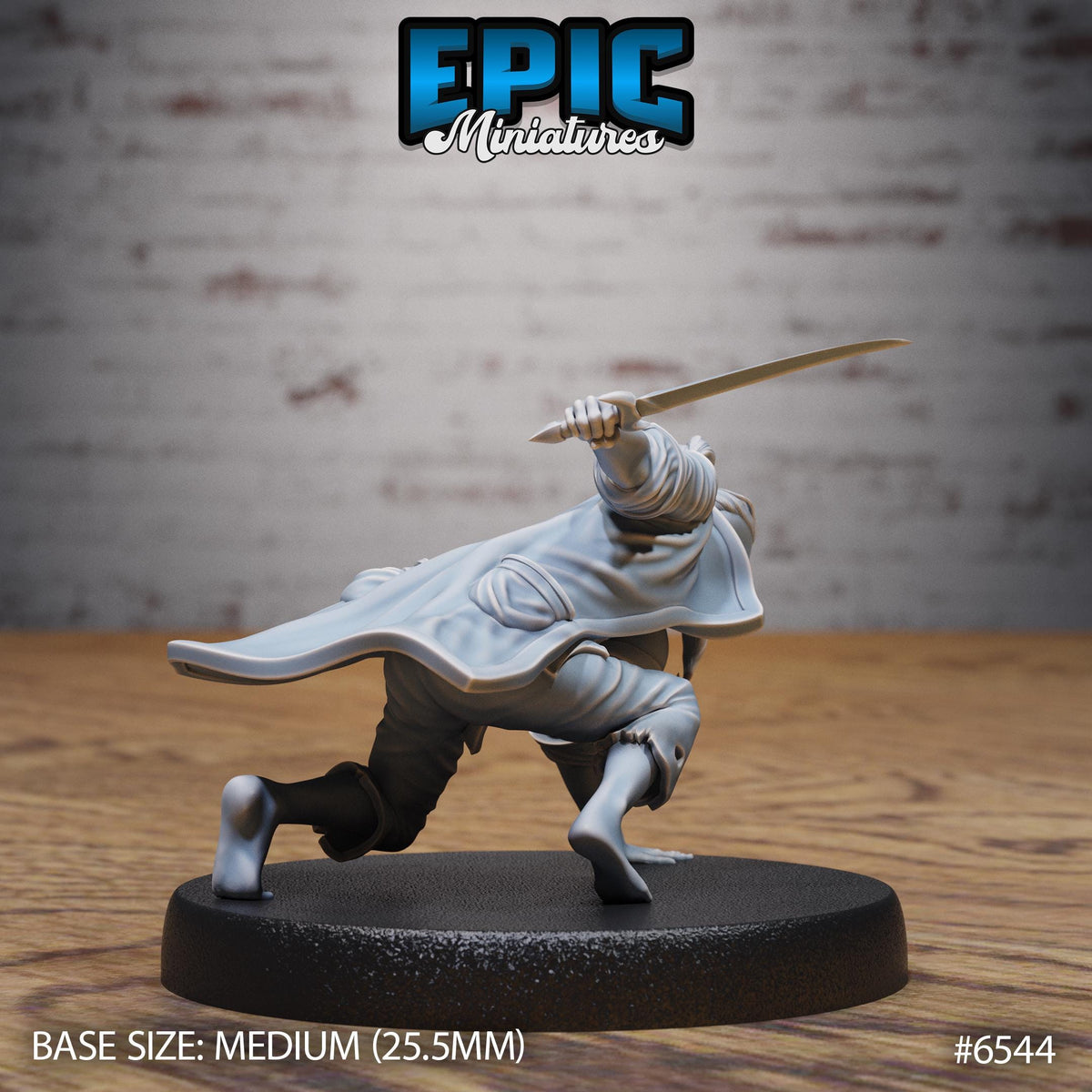 Sea Merchant of 3 Option #6544 back DND miniature Deep Dive 16k resin