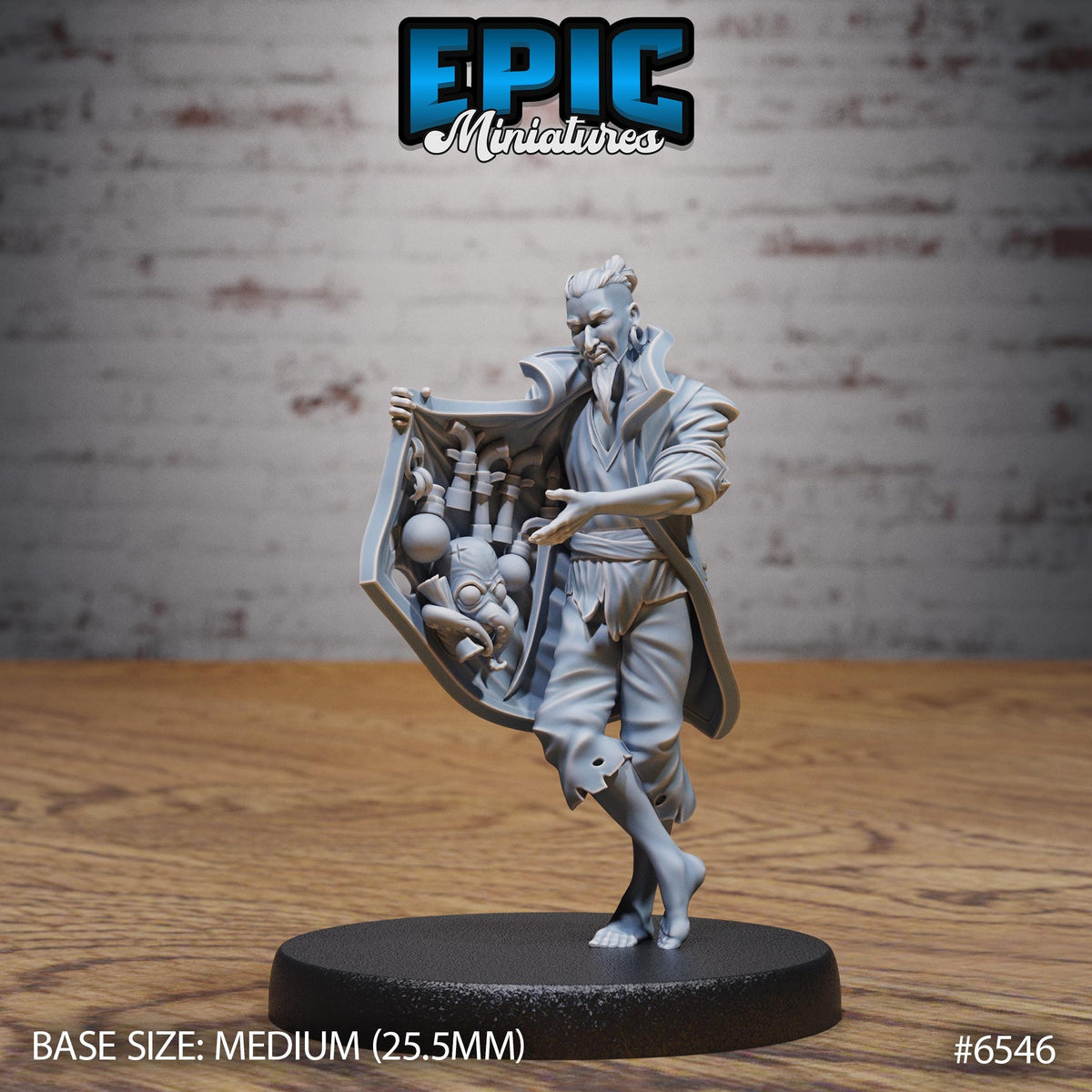 Sea Merchant of 3 Option #6546 front DND miniature Deep Dive 16k resin