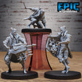 Sea Merchant of 3 DND miniatures group photo Deep Dive