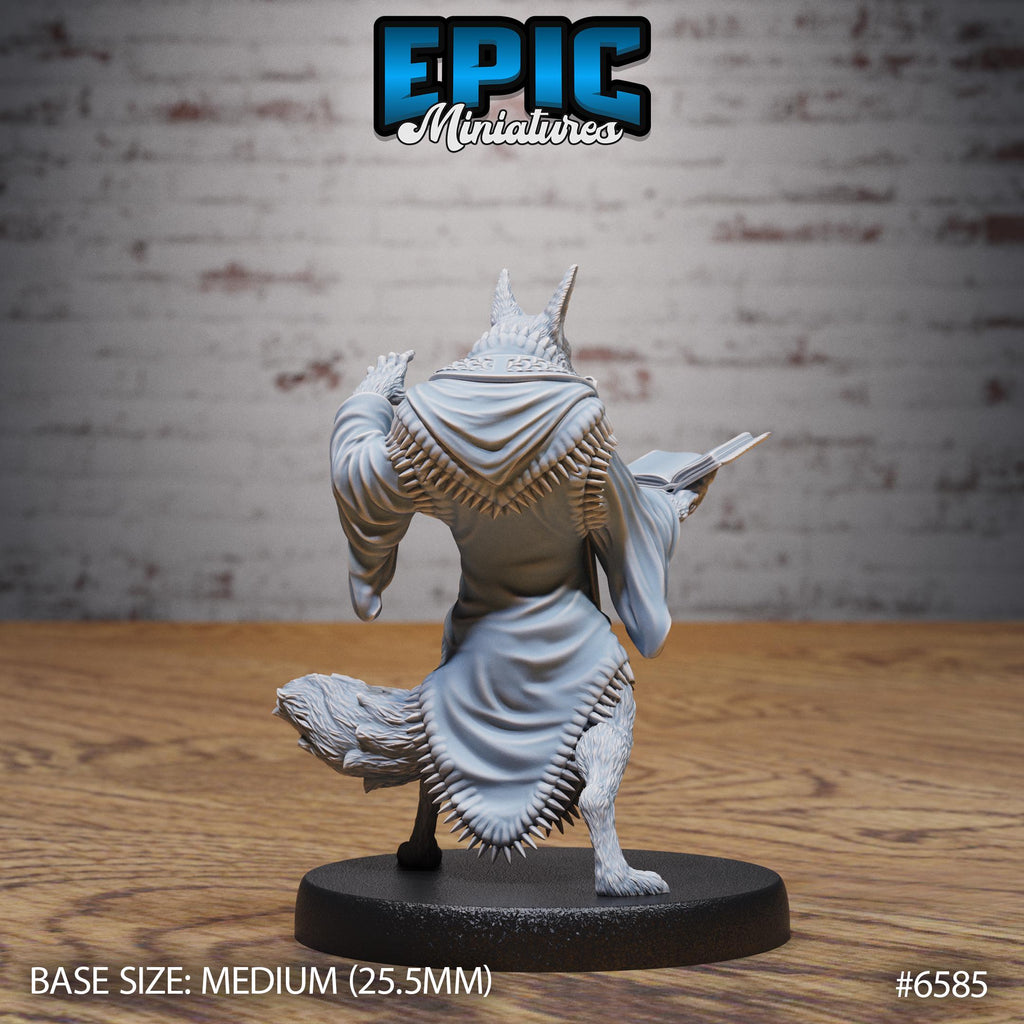 Arcanaloth Option #6585 back DND miniature Magical Library 16k resin