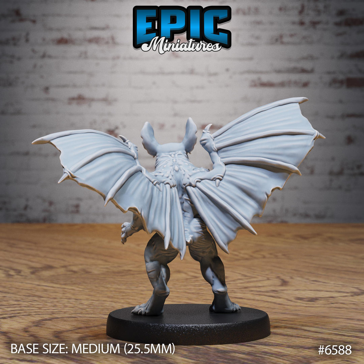 Homunculus Option #6588 back DND miniature Magical Library 16k resin