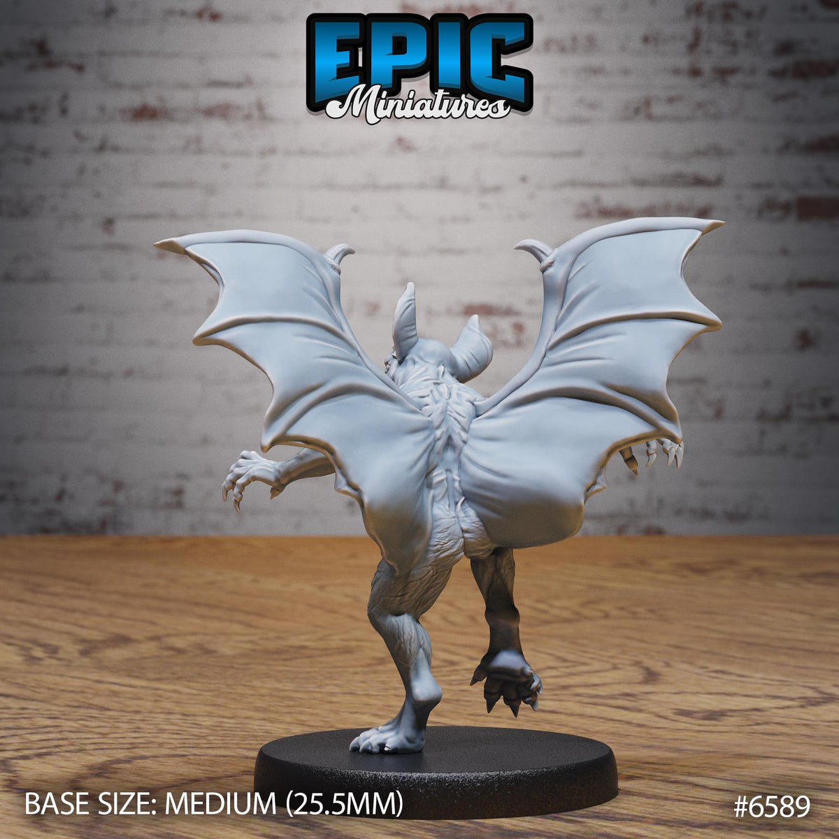 Homunculus Option #6589 back DND miniature Magical Library 16k resin