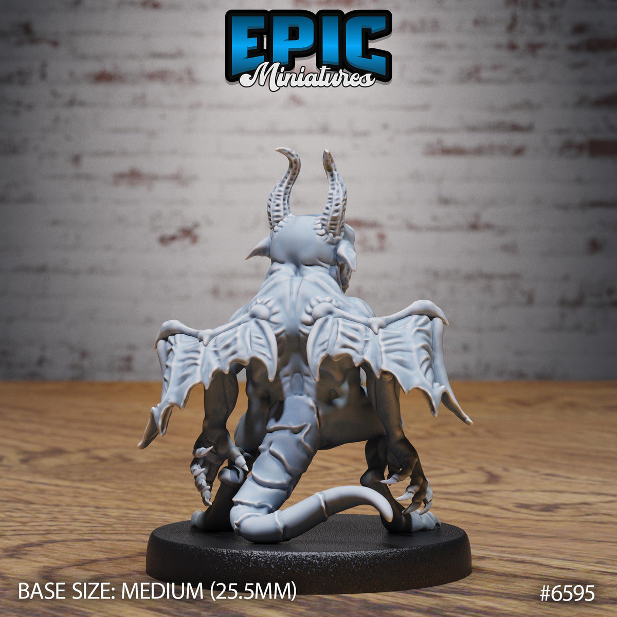 Homunculus Option #6595 back DND miniature Magical Library 16k resin