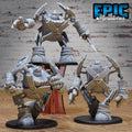 Wooden Construct Set of 3 DND miniatures group photo Dwarf Army Pack