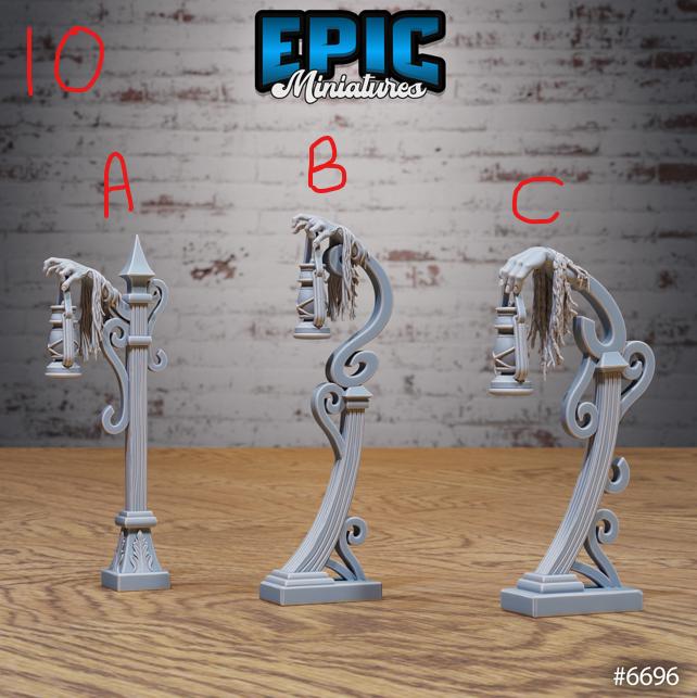 Lich Crypt Scatter Option 5 B front DND miniature Lich Lords Crypt 16k resin