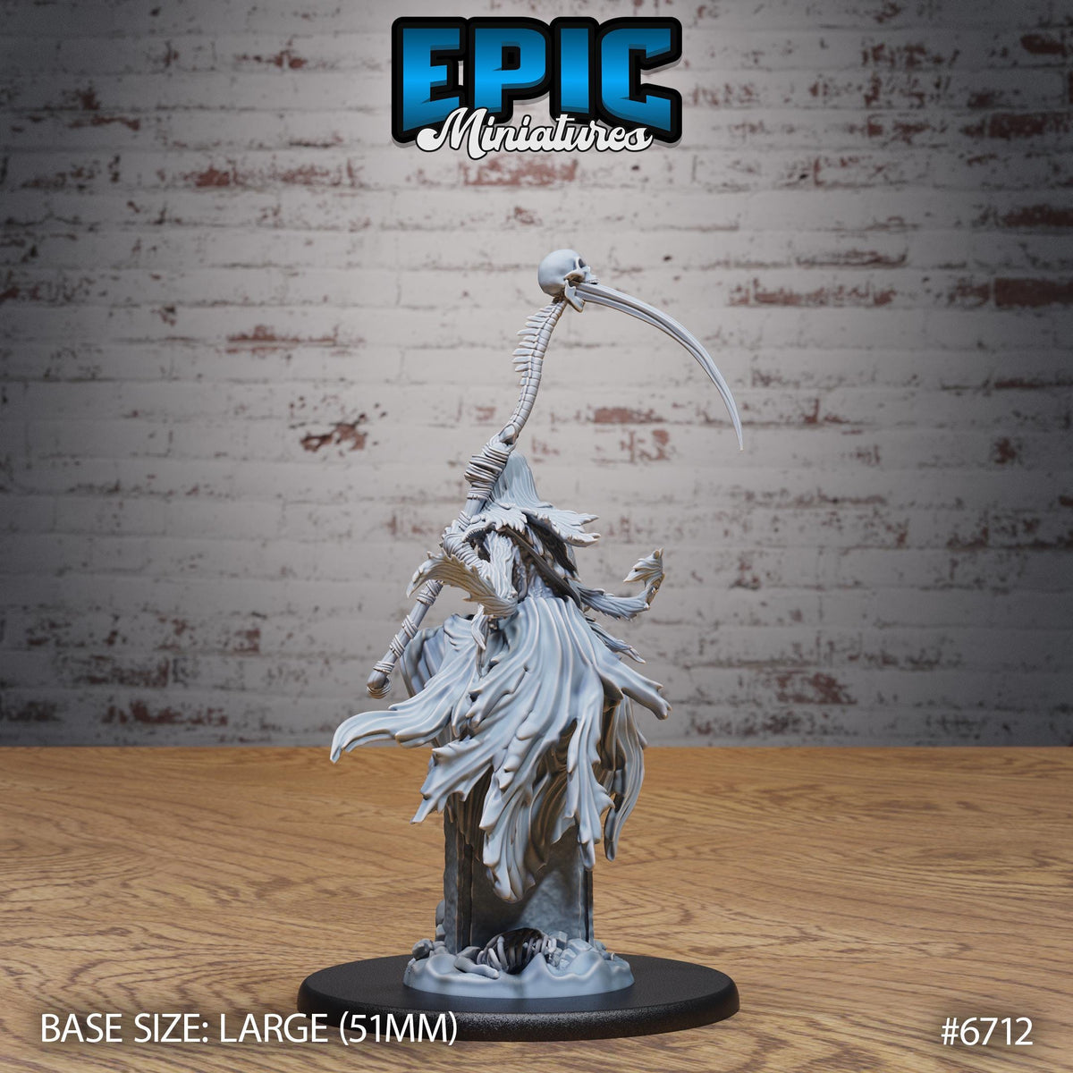 Wraith Mother Option #6712 back DND miniature Lich Lords Crypt 16k resin