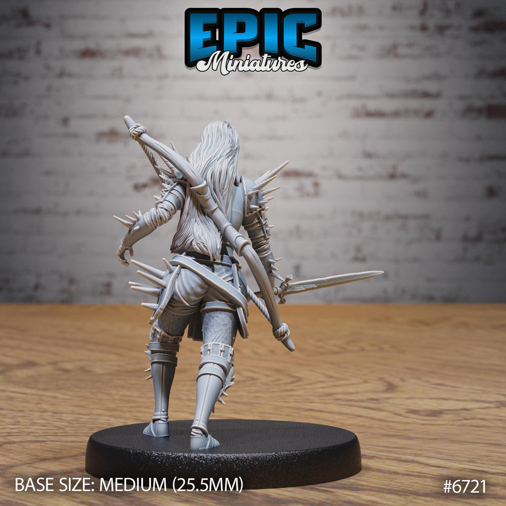 Wight Warrior Option #6721 back DND miniature Lich Lords Crypt 16k resin